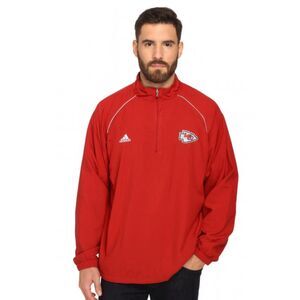 Adidas Climalite NC Windbreaker ¼ Zip Mesh Lined Vented Pullover Embroidered XL